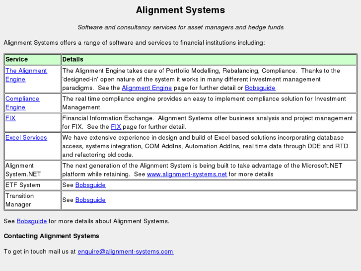 www.alignment-systems.com