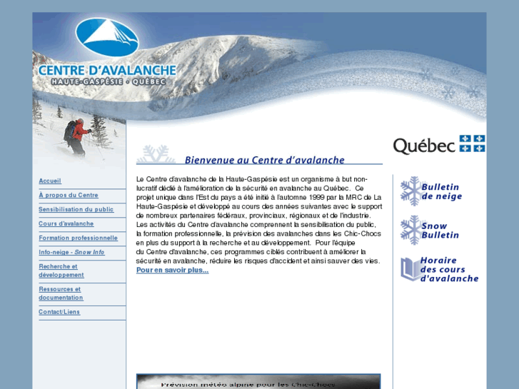 www.centreavalanche.qc.ca