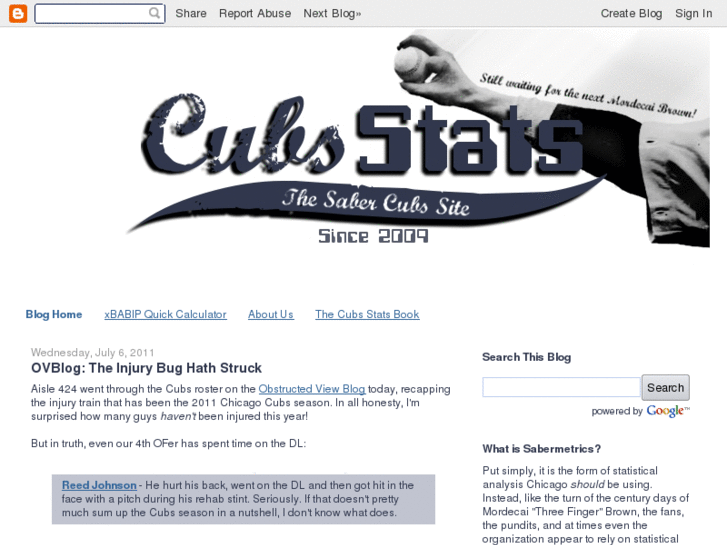 www.cubsstats.com