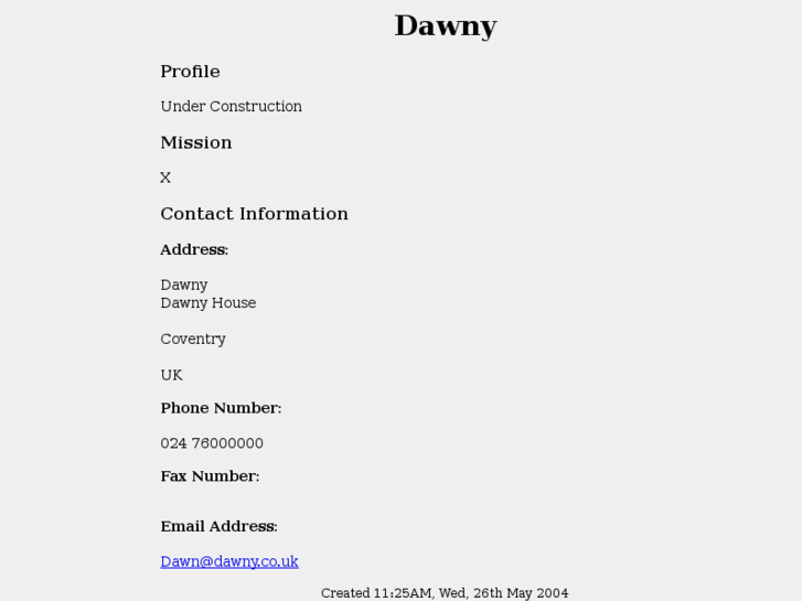 www.dawny.co.uk