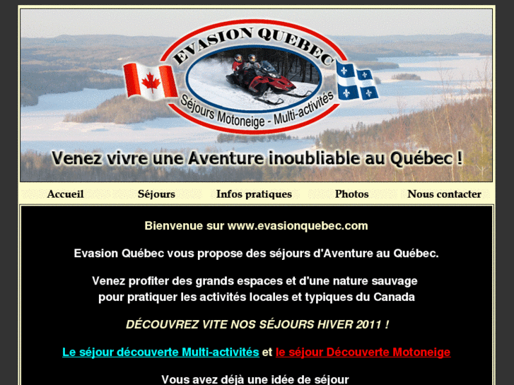 www.evasionquebec.com