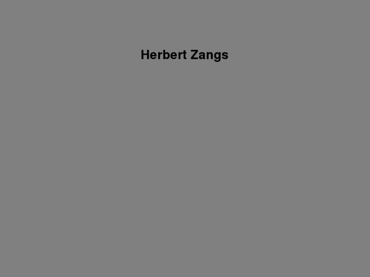 www.herbert-zangs.info