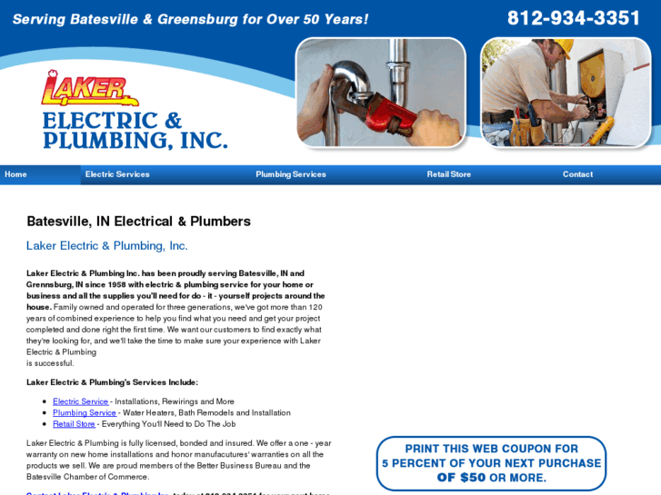 www.lakerelectricandplumbing.com