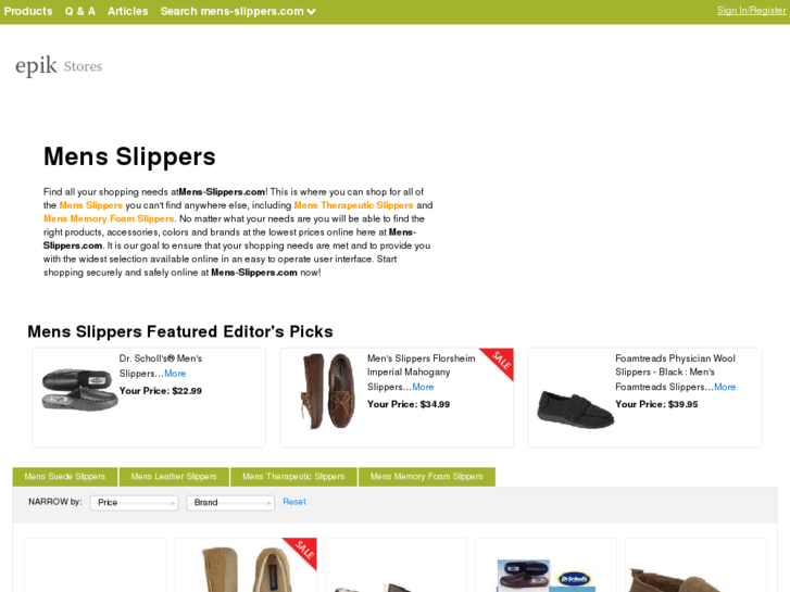 www.mens-slippers.com