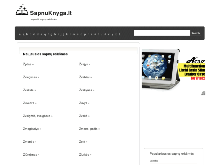 www.sapnuknyga.lt