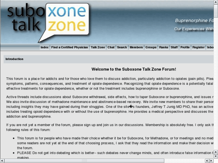 www.suboxonetalk.net