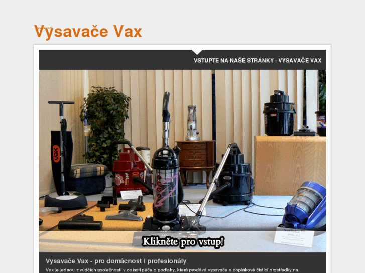 www.vysavacevax.cz