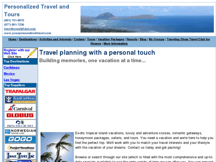 www.yourpersonalizedtravel.com