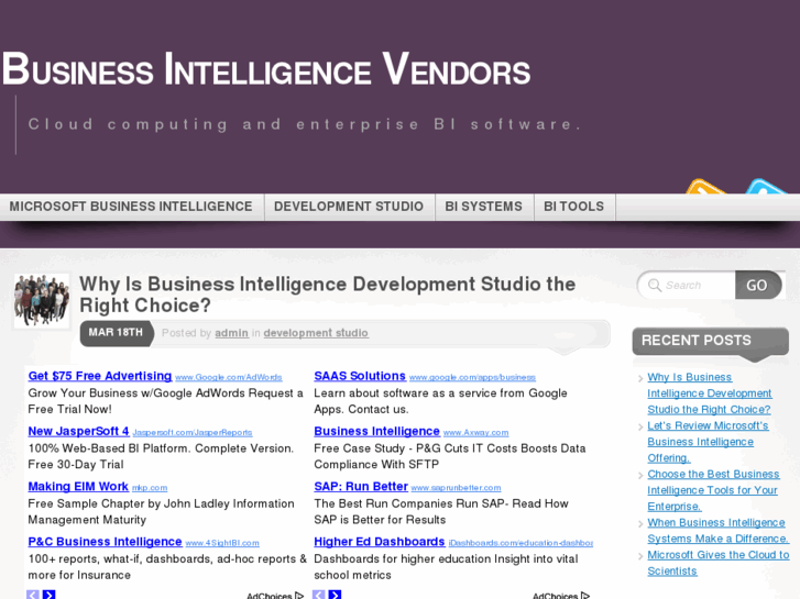 www.businessintelligencevendors.net