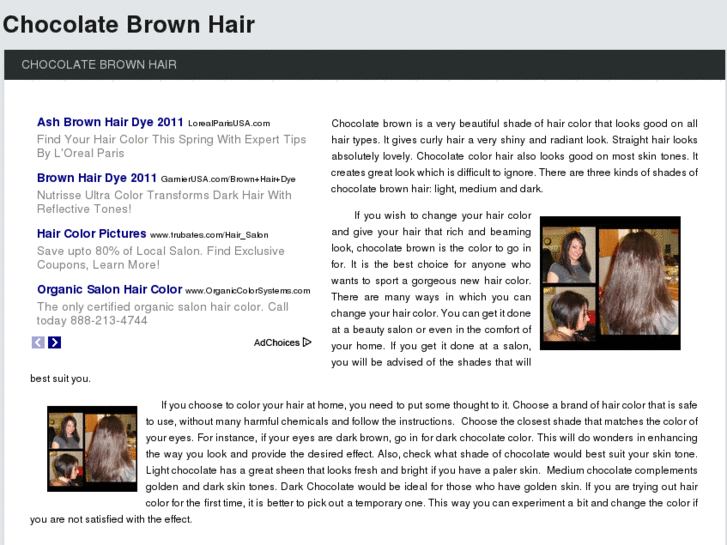 www.chocolatebrownhair.com