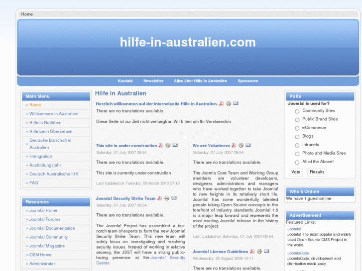 www.hilfe-in-australien.com