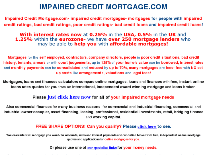 www.impairedcreditmortgage.com