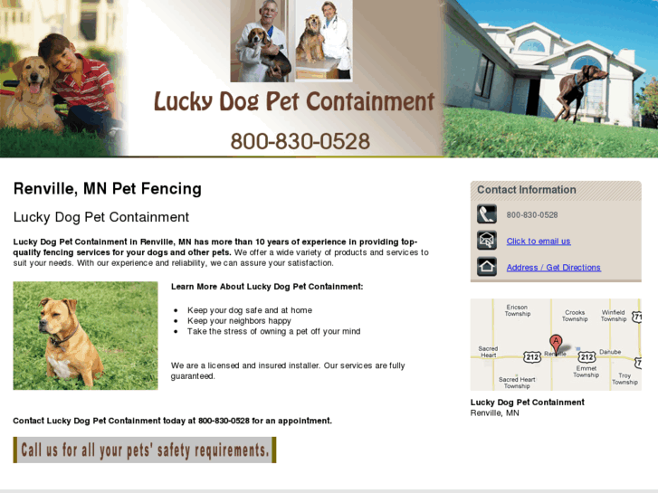 www.luckydogpetcontainment.com