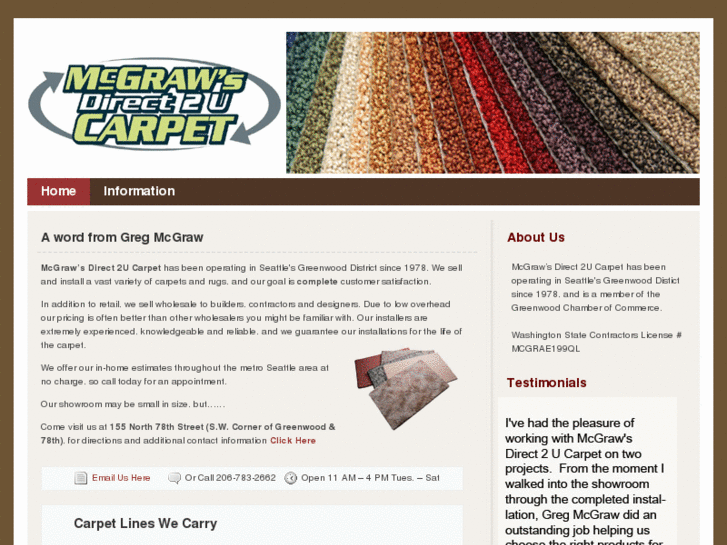 www.mcgrawsdirect2ucarpet.com