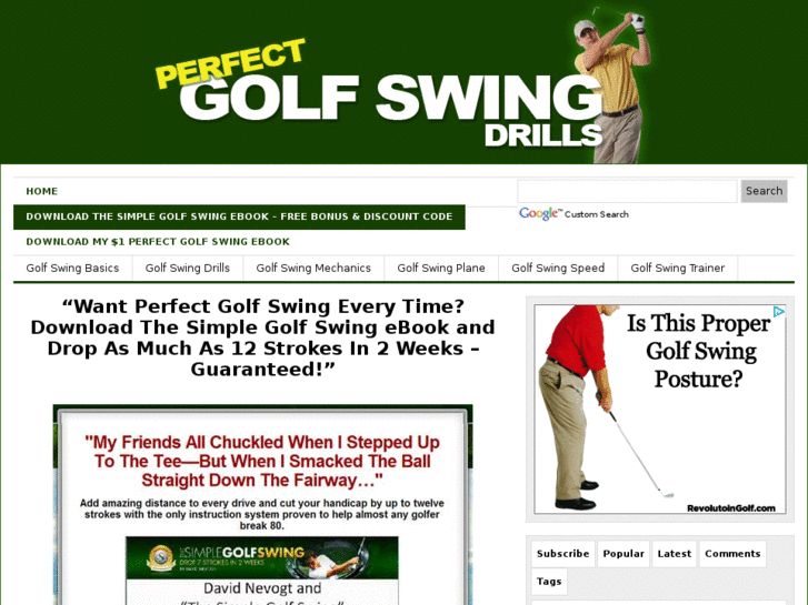 www.perfectgolfswingdrills.info