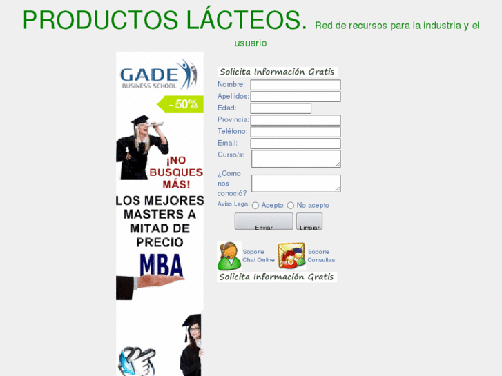 www.productoslacteos.es