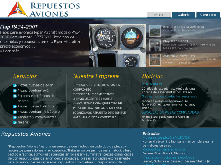 www.repuestosaviones.com