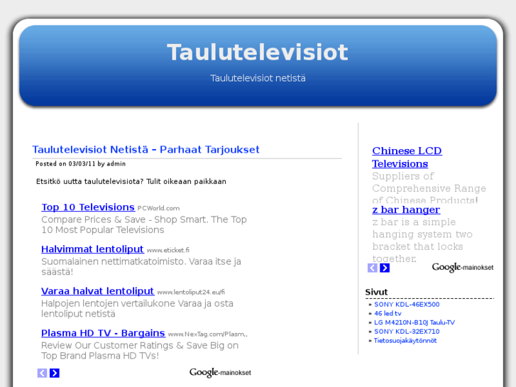 www.taulutelevisiot.com