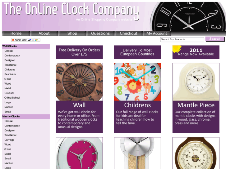 www.the-online-clock-company.co.uk