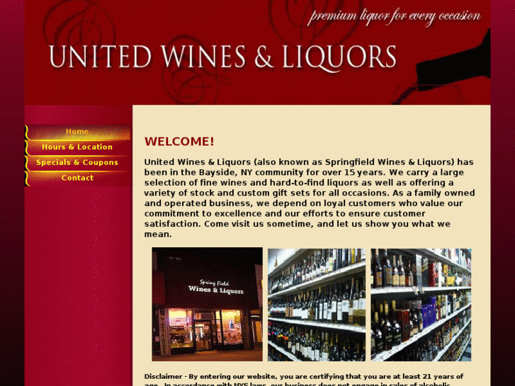 www.unitedwinesandliquors.com