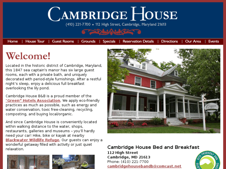 www.cambridgehousebandb.com