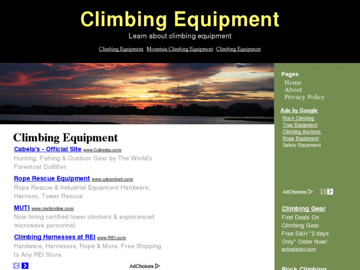 www.climbingequipment.org