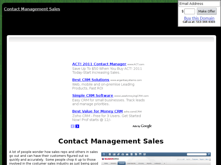 www.contactmanagementsales.com