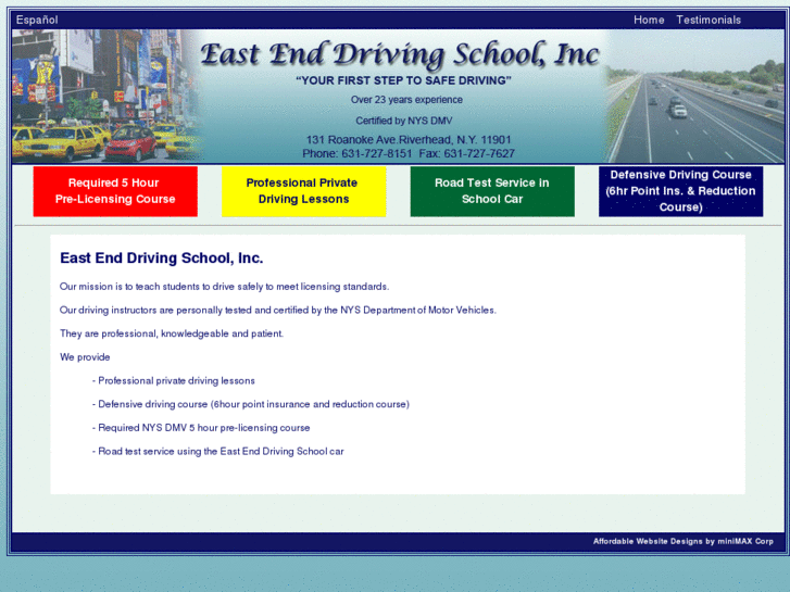 www.eastenddrivingschoolli.com