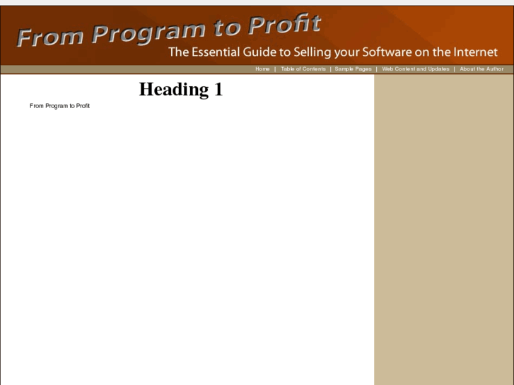 www.fromprogramtoprofit.com