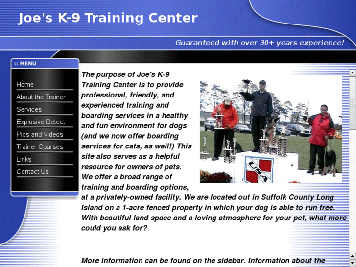 www.joesk9training.com