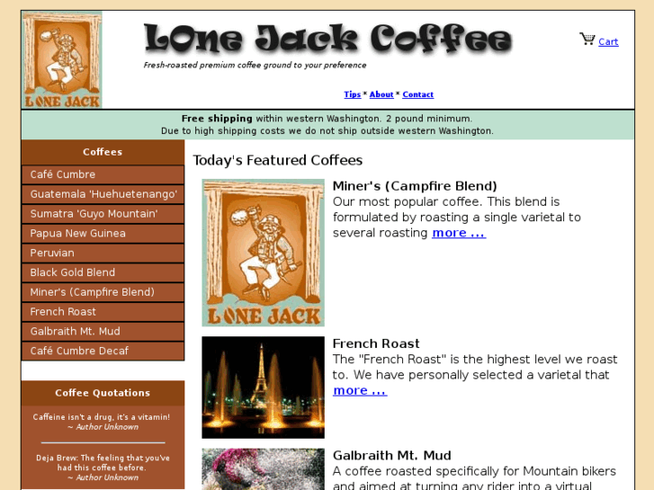 www.lonejackcoffee.com