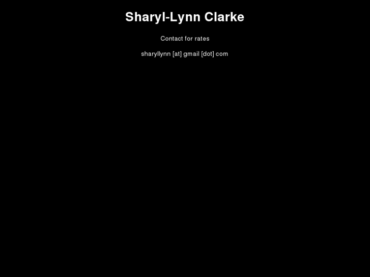 www.sharyl-lynnclarke.com