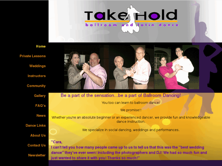 www.takeholdballroom.com