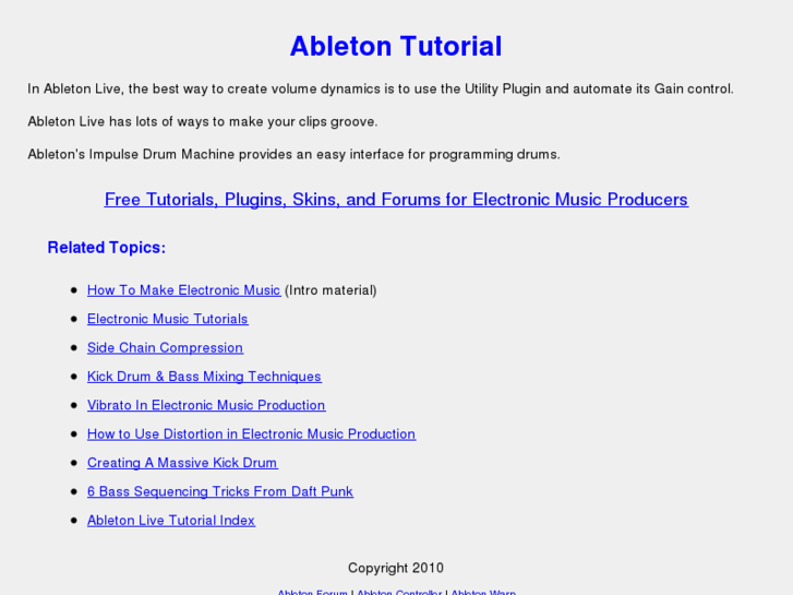 www.abletontutorial.net