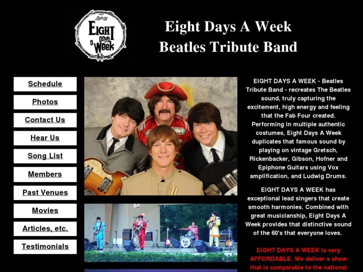 www.eightdaysaweekband.com