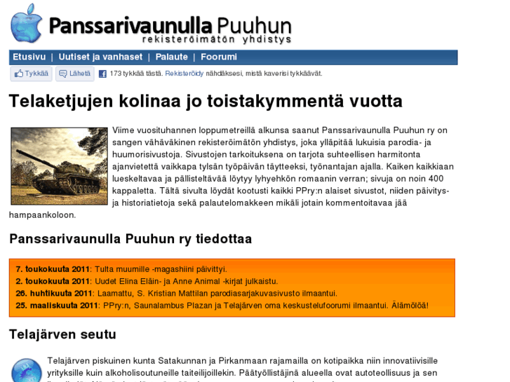 www.panssarivau.nu