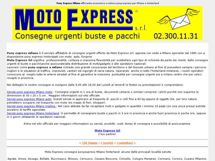 www.ponyexpressmilano.net