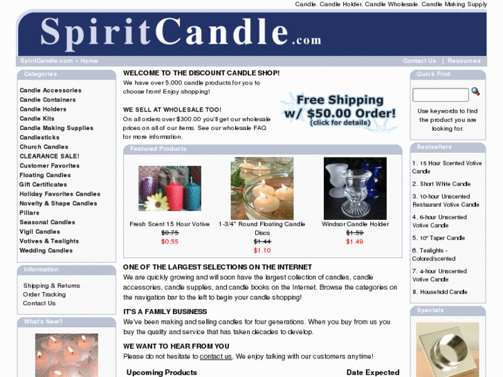 www.spiritcandle.com