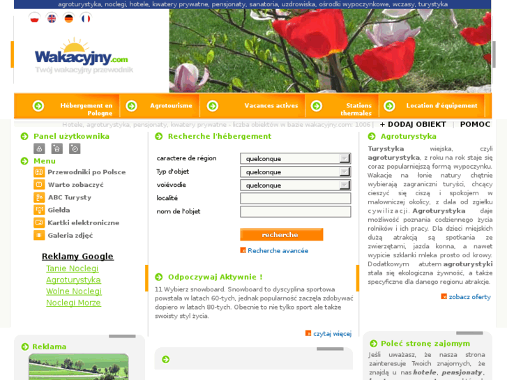 www.vacancesenpologne.com