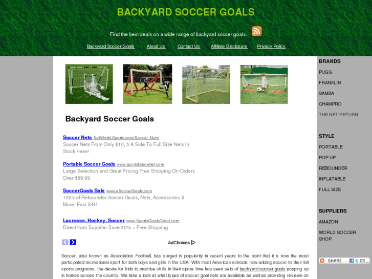 www.backyardsoccergoals.org