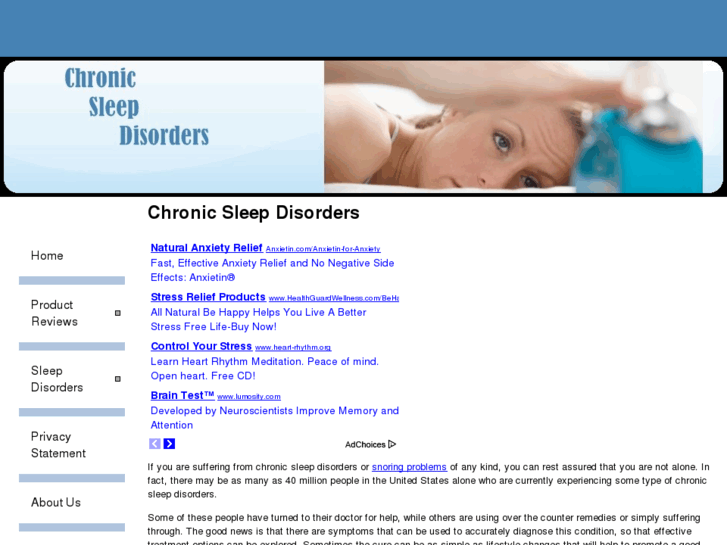 www.chronicsleepdisorders.com