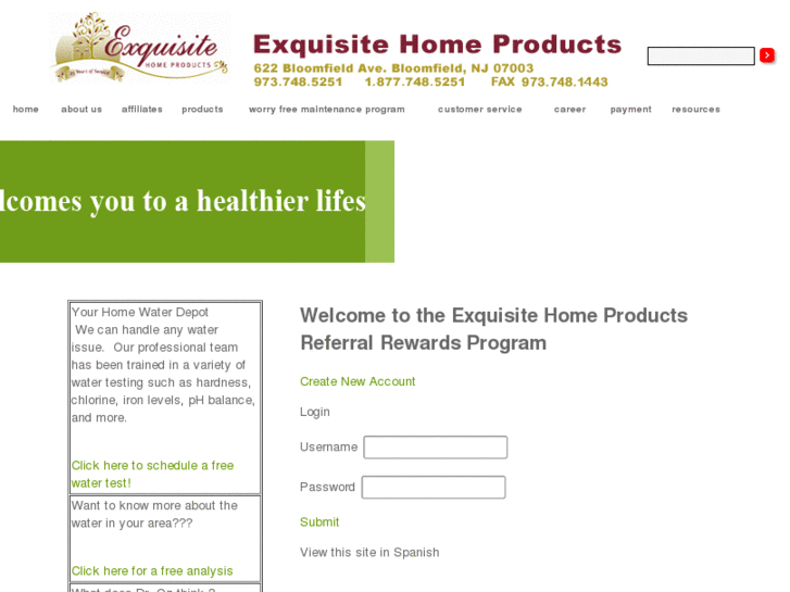 www.exquisitehomeproductsreferralrewards.com