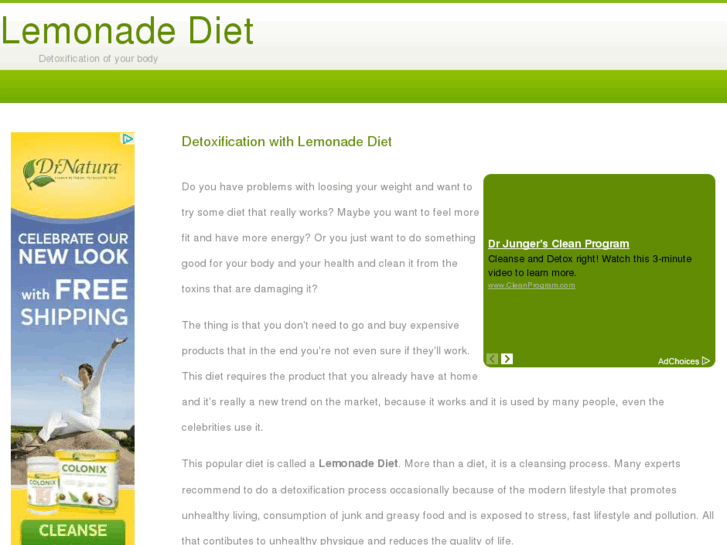 www.lemonade-diet.net