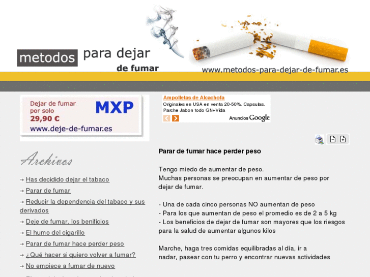 www.metodos-para-dejar-de-fumar.es