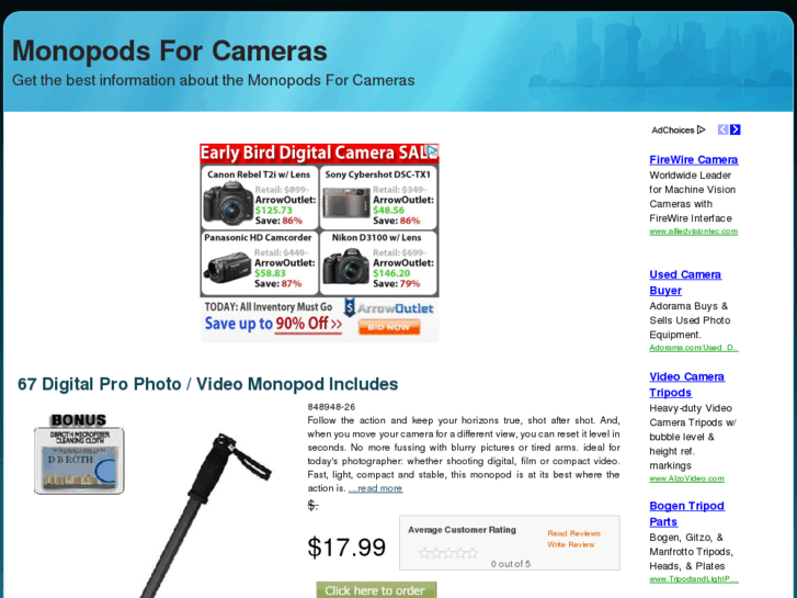 www.monopodsforcameras.com