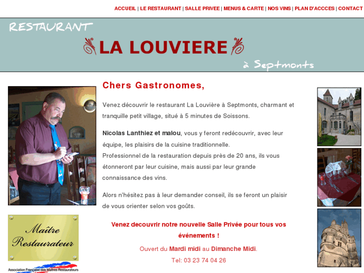 www.restaurant-lalouviere.fr