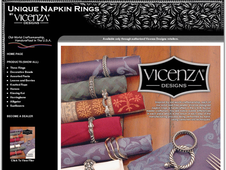 www.uniquenapkinrings.com