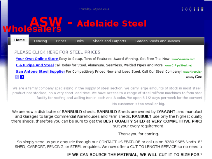 www.adelaidesteelwholesalers.com