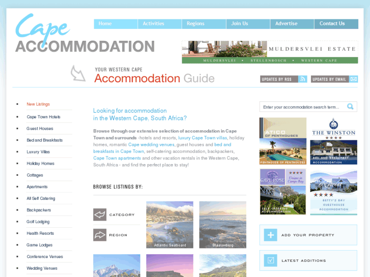 www.cape-accommodation.co.za