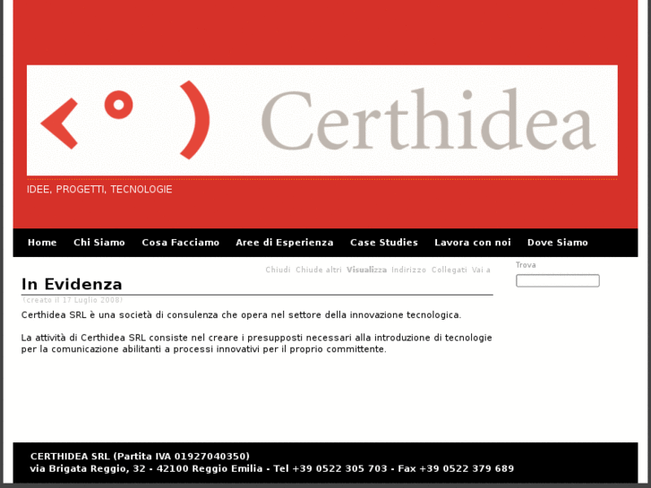 www.certhidea.it